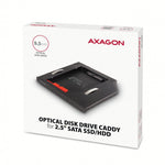 Ramă RSS-CD09 pentru slot SSD-HDD de 2,5" pentru DVD, aluminiu LED de 9,5 mm