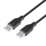Cablu USB AM-AM 1,8 m negru