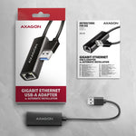 Adaptor Gigabit Ethernet ADE-AR, USB-A 3.2 Gen 1, instalare automată