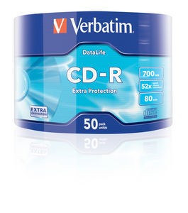 CD-R 52x 700MB 50P SP Folie de protecție suplimentară 43787