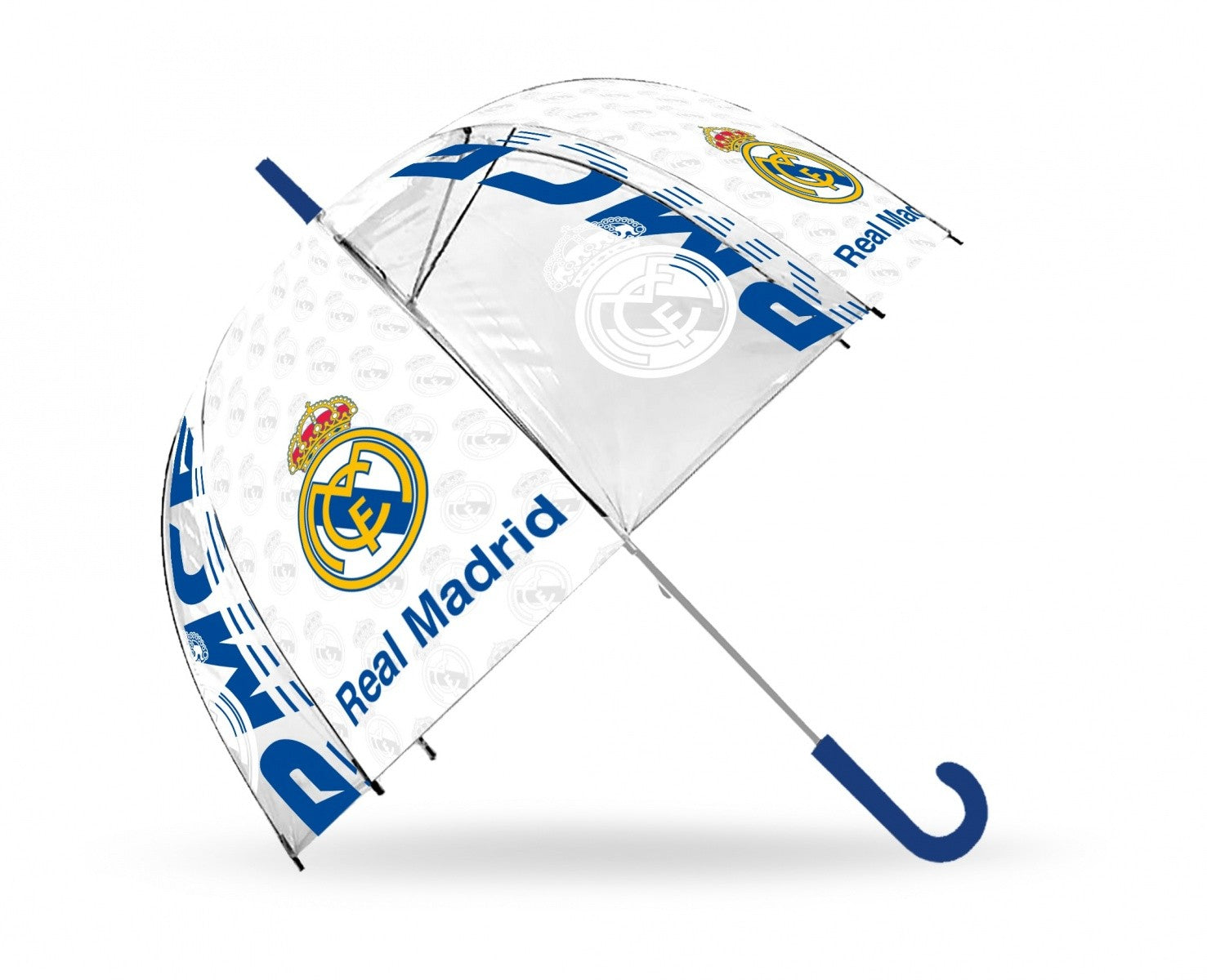 Umbrelă manuală transparentă Real Madrid