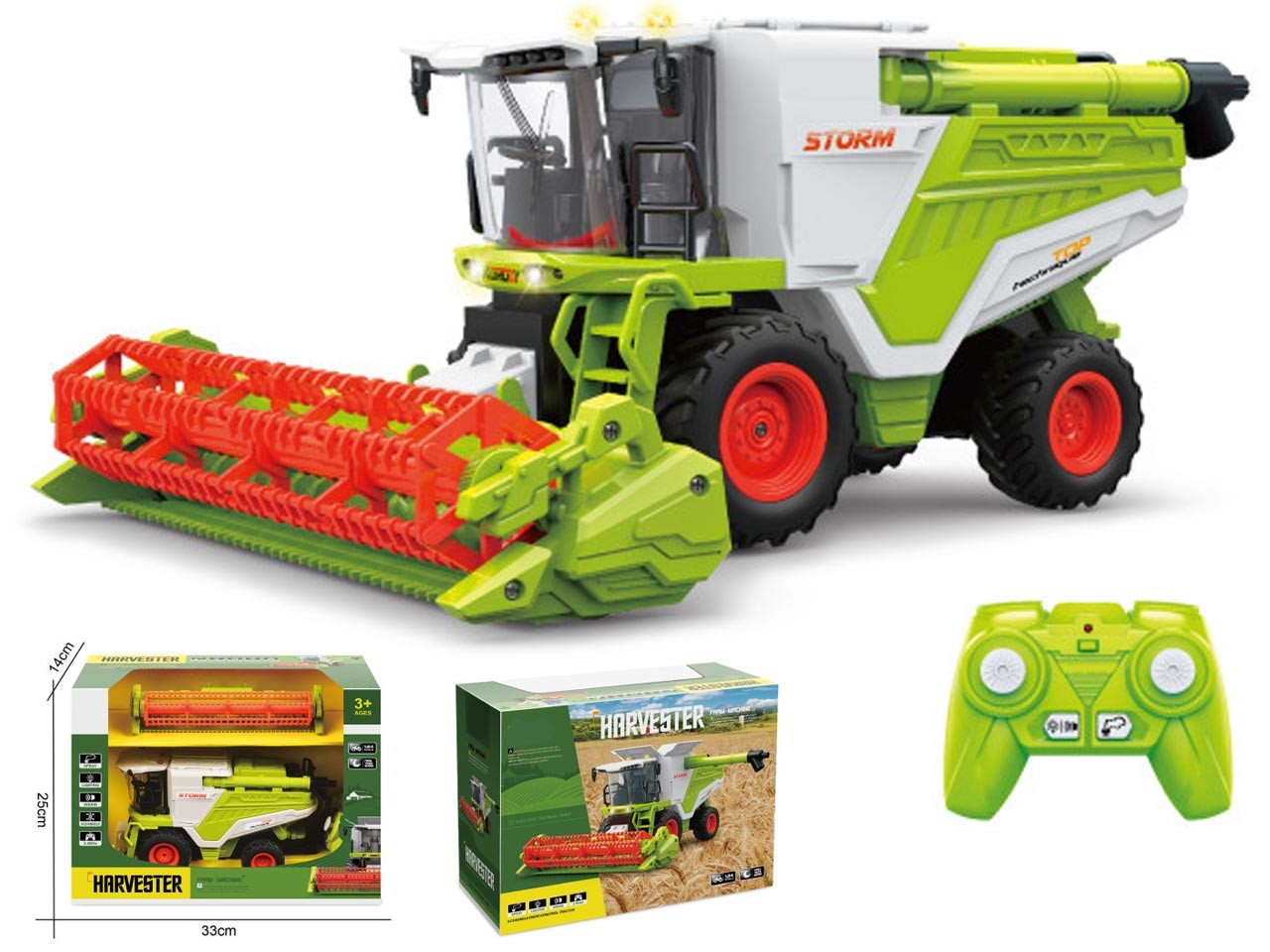 Mașină de recoltat cu telecomandă