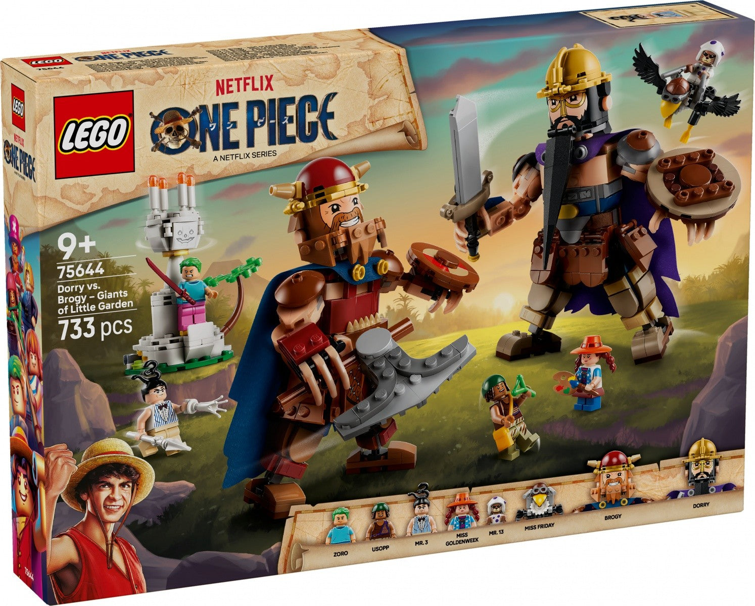 One Piece 75644 Dorry vs. Brogy - Micii Giganți ai Grădinii