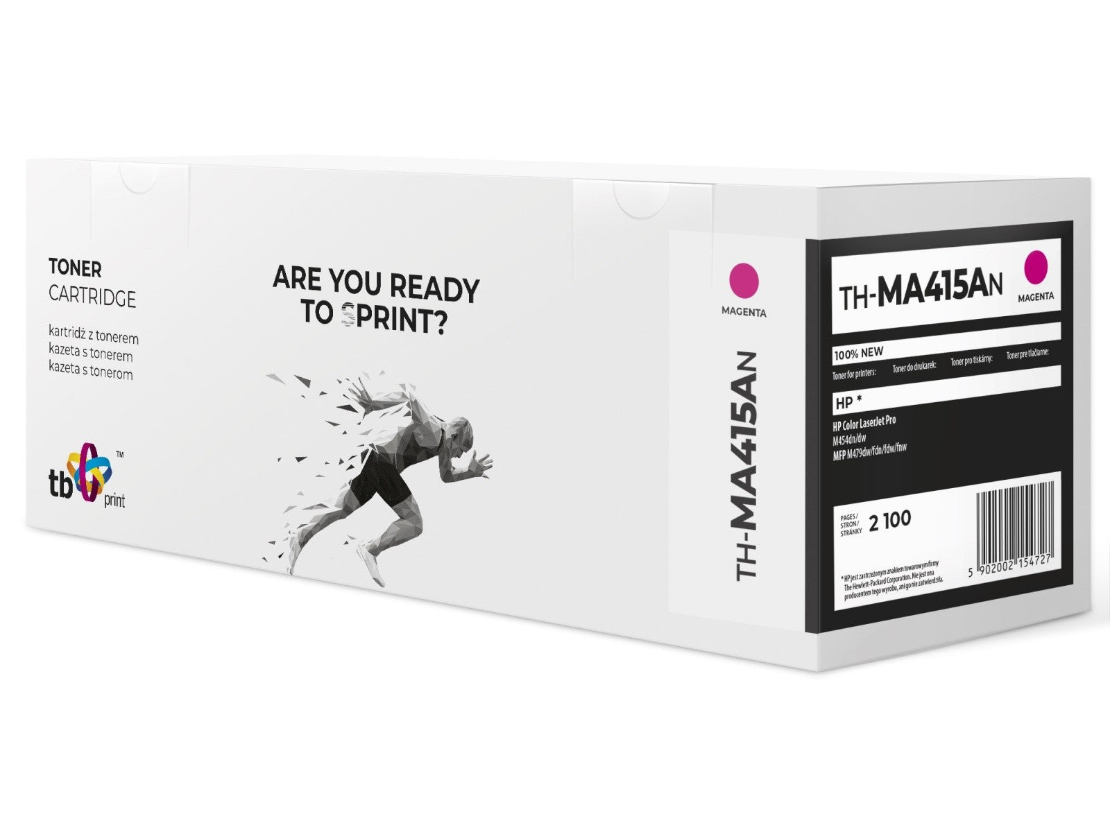Toner pentru HP Color LJ Pro W2033A TH-MA415AN magentină 100% nouă