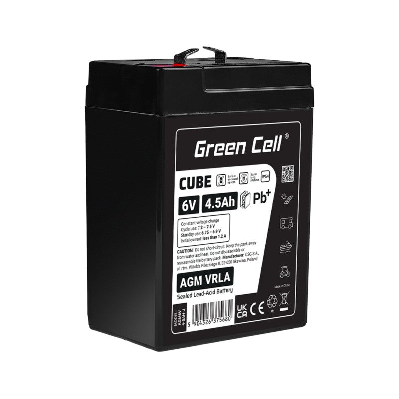 Baterie AGM VRLA 6V 4.5Ah IP54