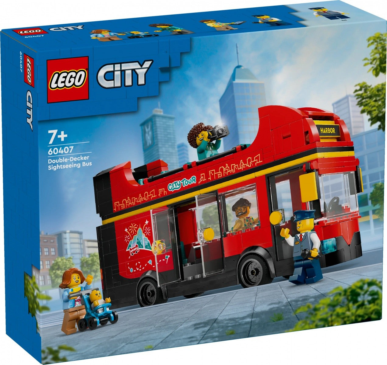 City Bricks 60407 Autobuz Roșu cu Etaj