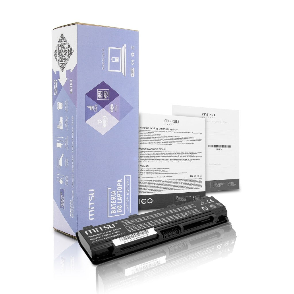 Baterie Toshiba C850, L800, S855, 4400 mAh (49 Wh), 10,8 - 11,1 Volți