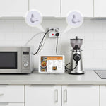 Prelungitor cu 2 prize MCE387 W 3xUSB, 110-240V AC 50/60Hz, 2.1A max 2500W, 1.5m, alb