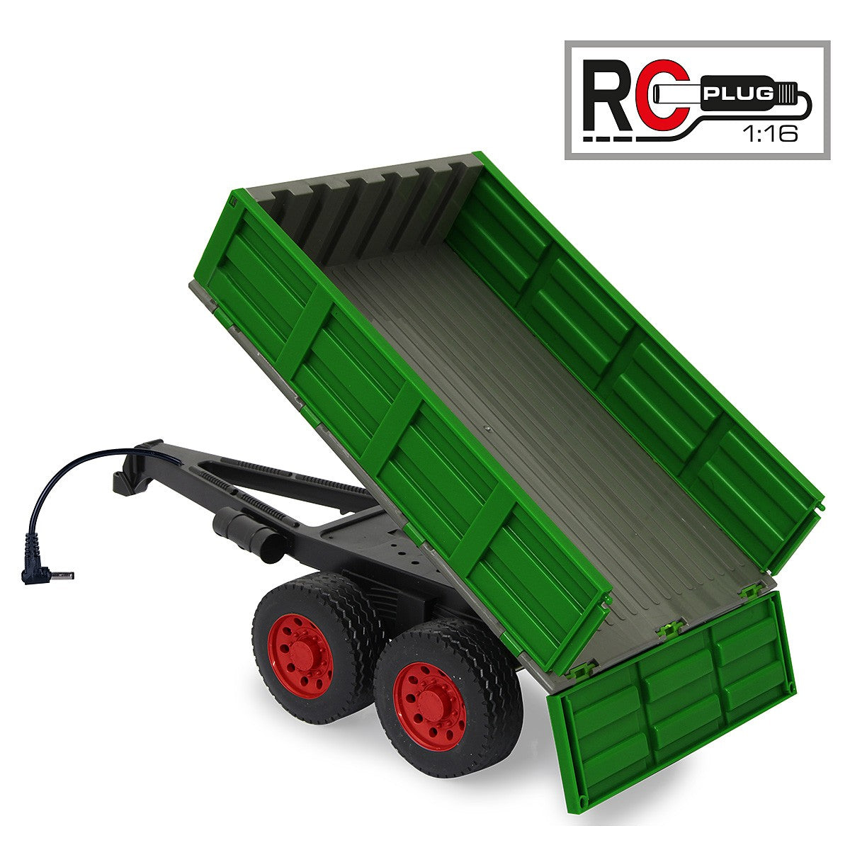 Set tractor Fendt 1050 RC 1:16 cu remorcă Jamara cu telecomandă