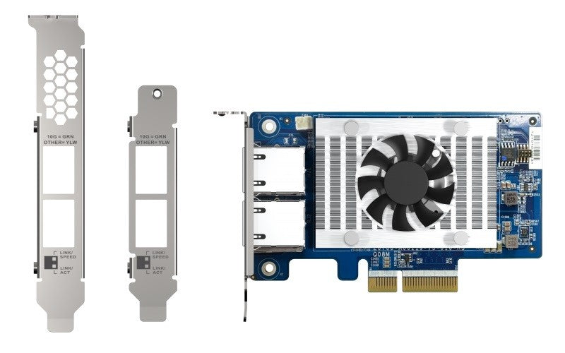 Adaptor de rețea cu două porturi Karta QXG-10G2T-X710, controler Ethernet seria Intel700