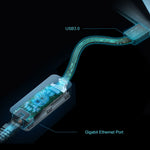 Adaptor de rețea USB 3.0 la Gigabit Ethernet UE306
