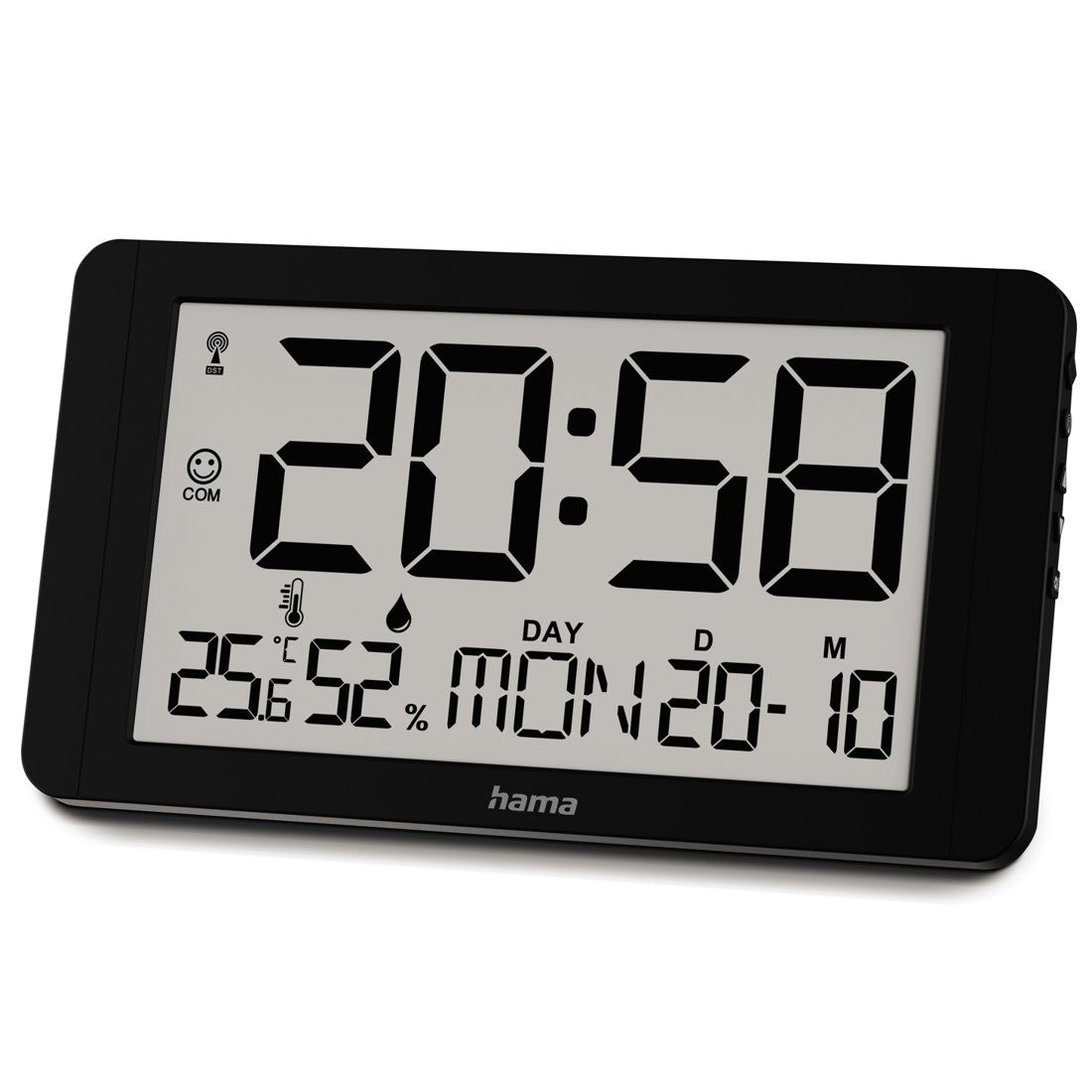 Ceas electronic de perete cu DCF Cuba negru
