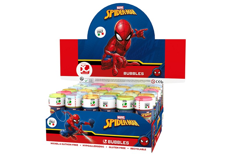 Baloane de săpun 60 ml Spiderman display 36 bucăți