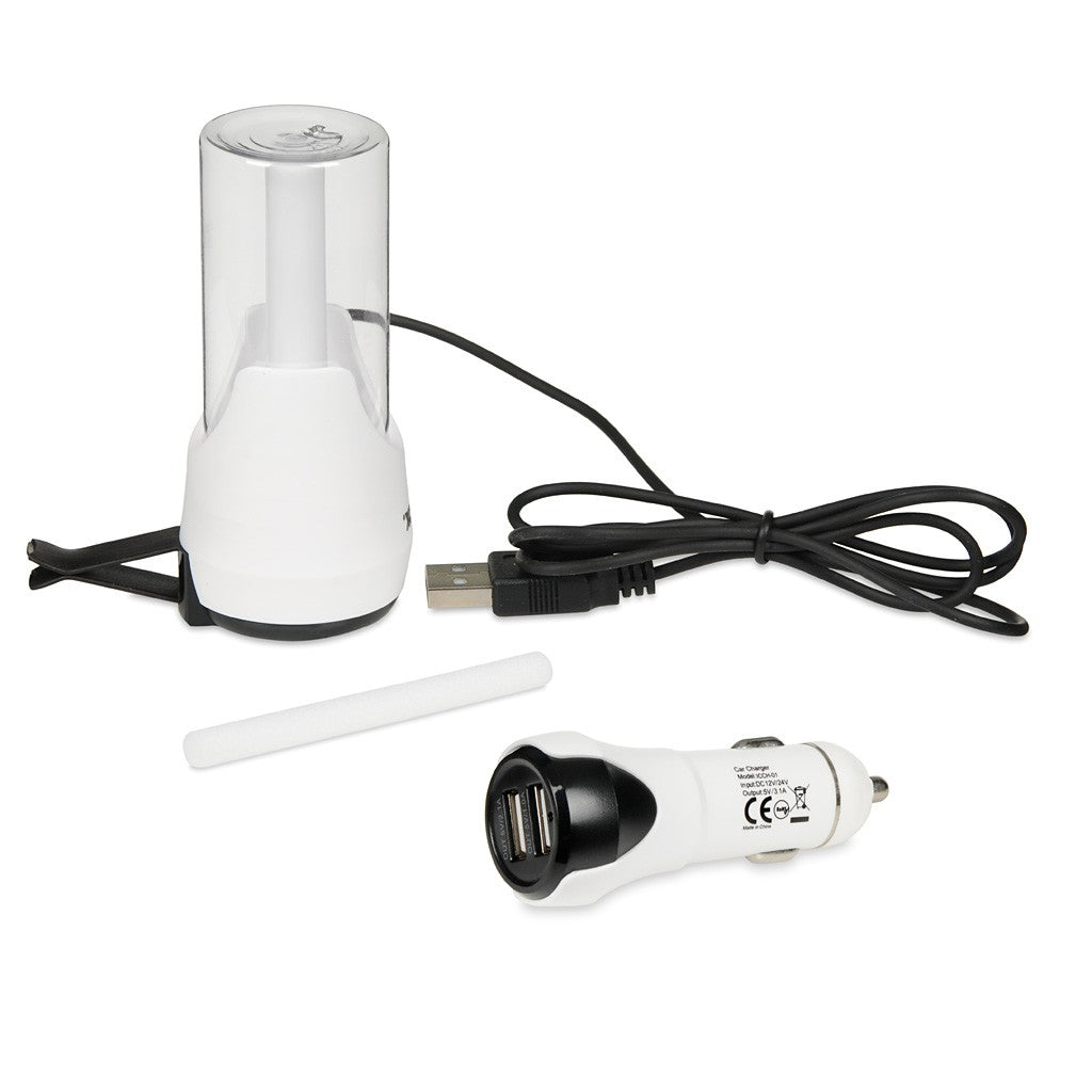 Încărcător auto USB 2.1 + odorizant auto CCH1 +