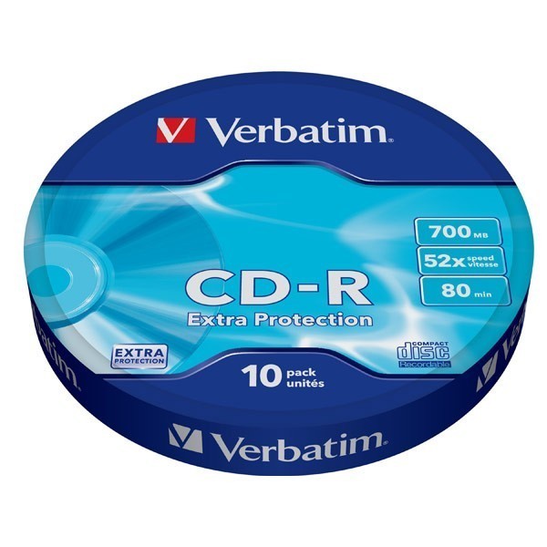 CD-R 52x 700MB 10P SP Folie de protecție suplimentară 43725