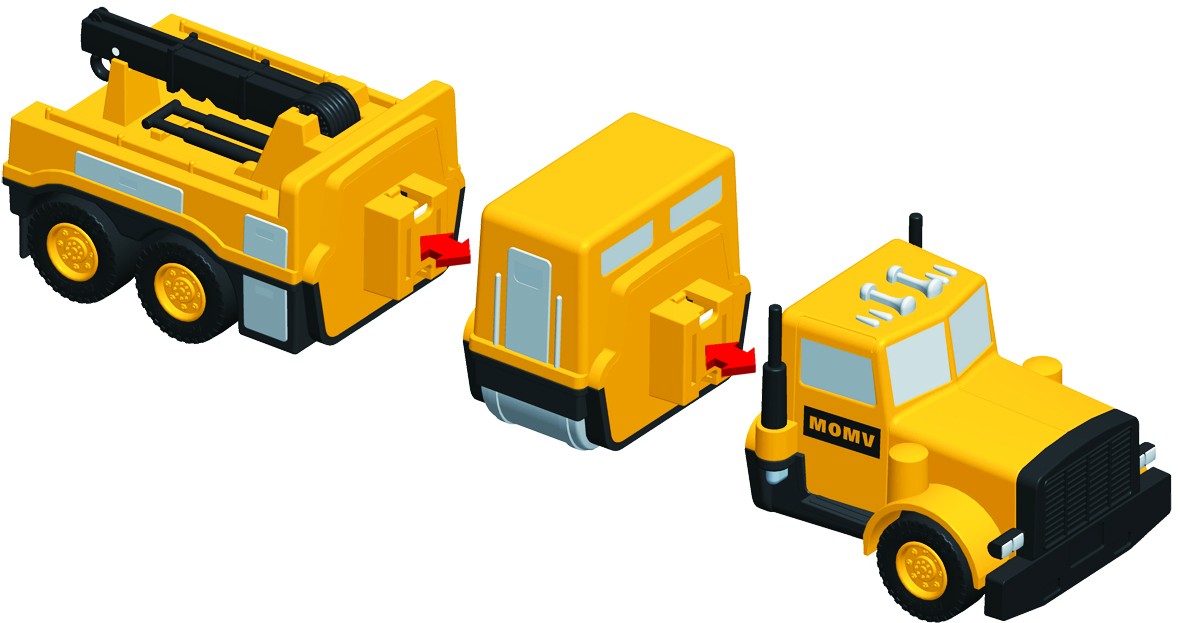 Vehicule de construcții magnetice MalBlo