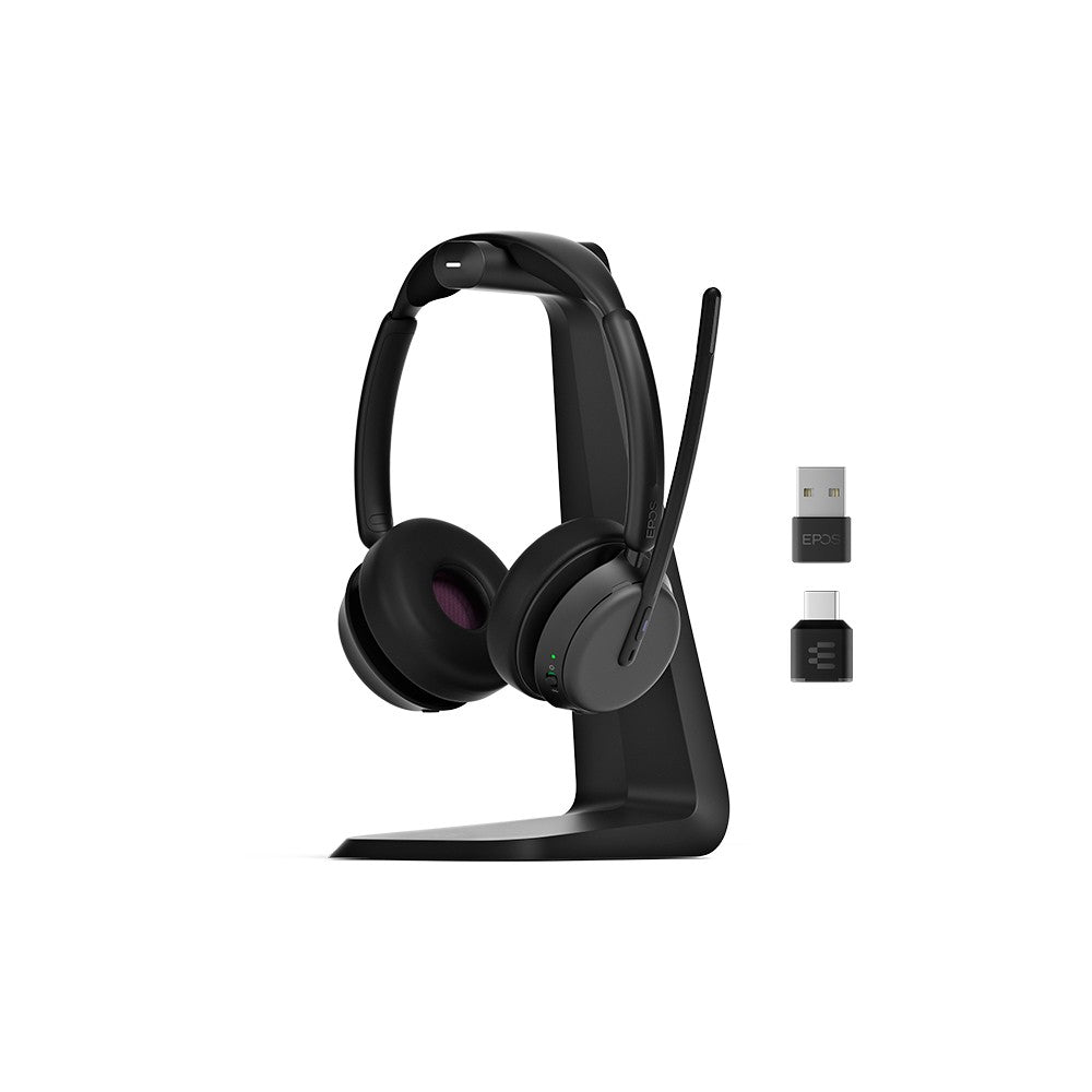 Căști Impact 1000 MS UC ANC WL USB-C+A cu suport