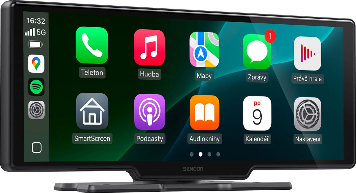 Cameră video pentru marșarier CarPlay și Android Auto SCT M1060BWT