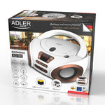 Radio Boombox CD MP3 AD1181 alb-cupru