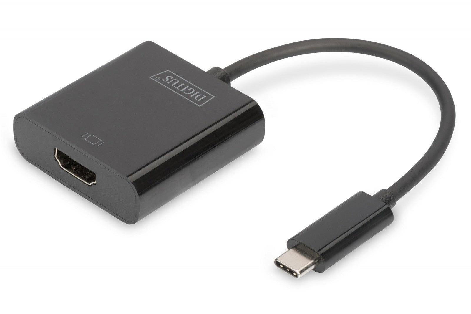 Adaptor grafic HDMI 4K 30Hz UHD la USB 3.1 Tip C, cu audio, negru, lungime 15cm
