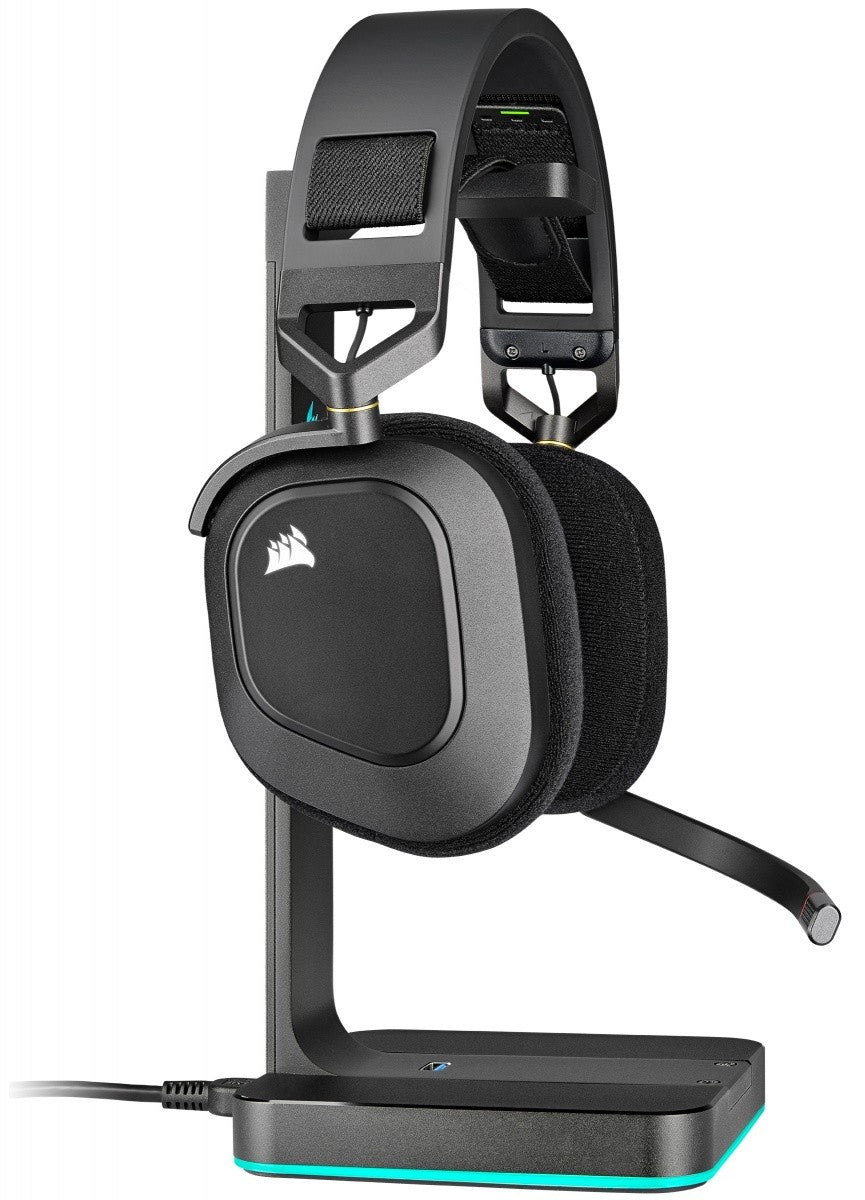 Căști wireless HS80 RGB Carbon