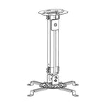 Braț de tavan pentru proiector 55-90cm 13,5kg argintiu