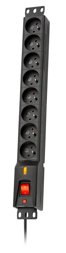 Protecție la supratensiune LXARM 810, 3L, PDU, 1,5m, negru
