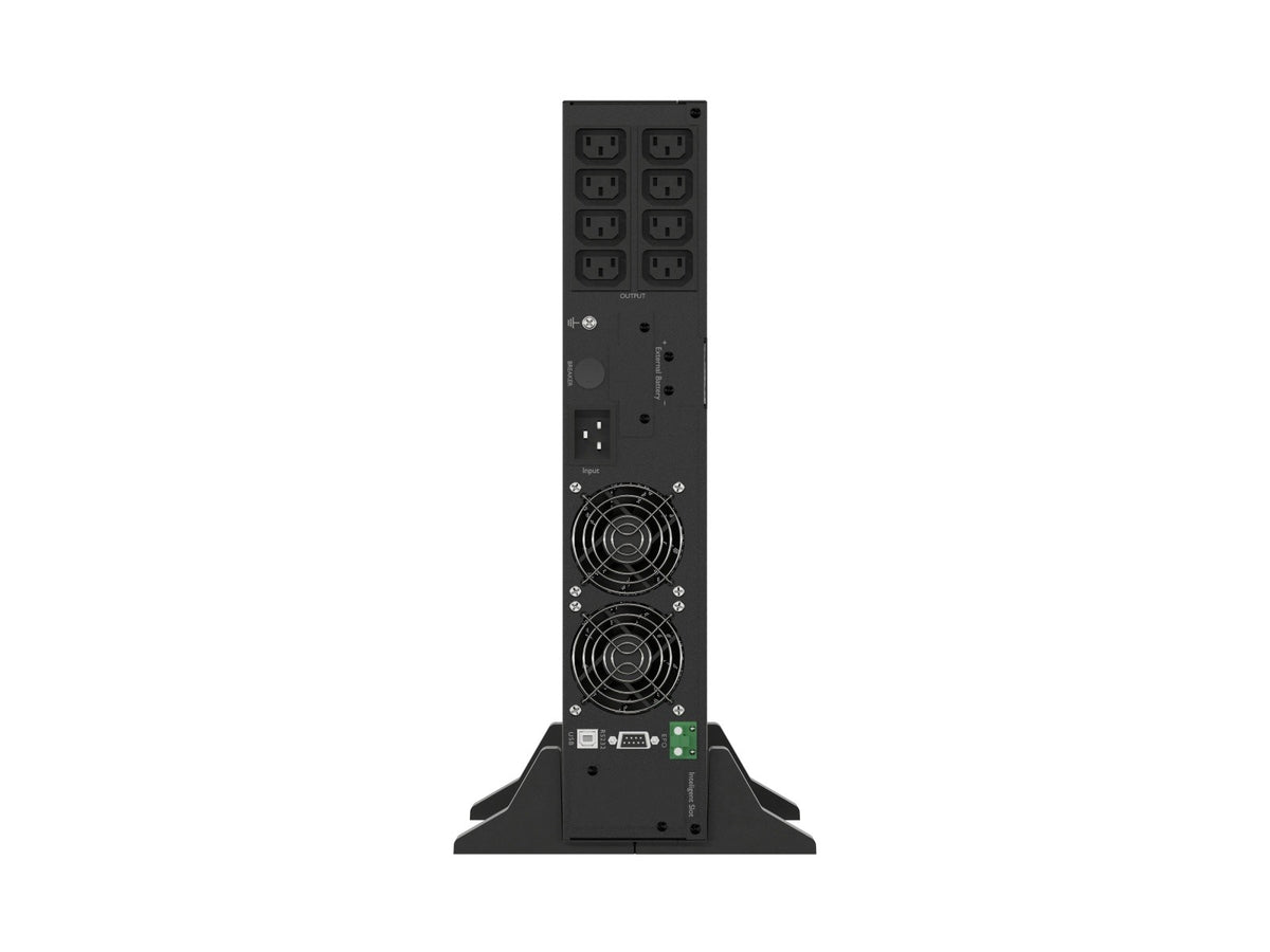 Sursă de alimentare de urgență UPS On-Line rack 2000VA 8xIEC C13 USB-B LCD carcasă metalică FĂRĂ PRAF