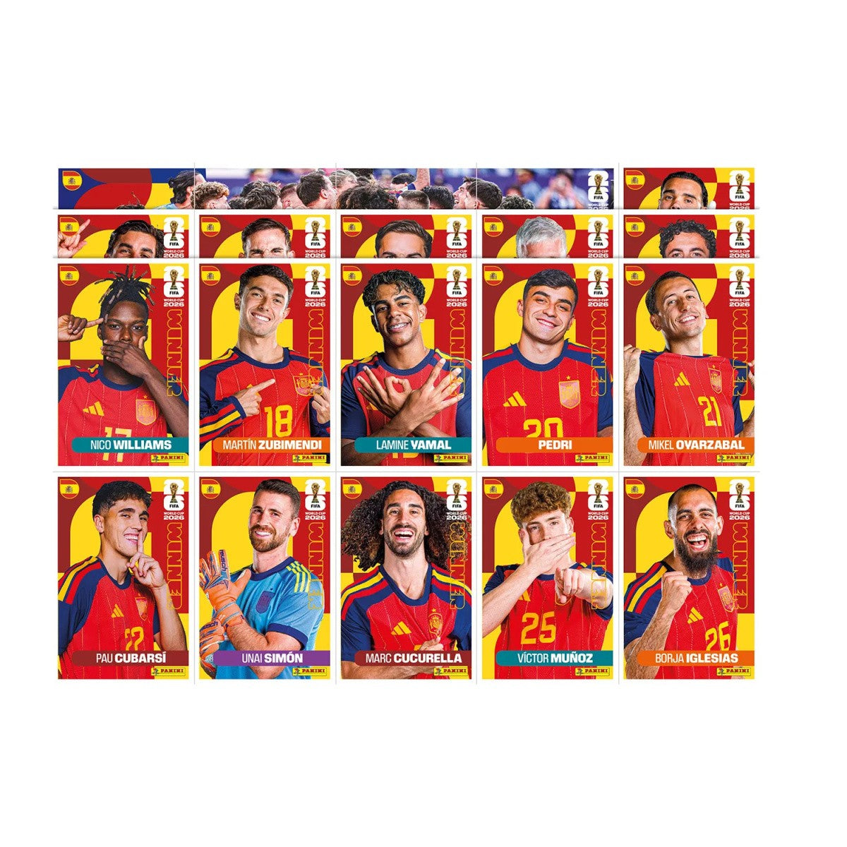 Poster cu autocolante pentru Cupa Mondială FIFA 2026