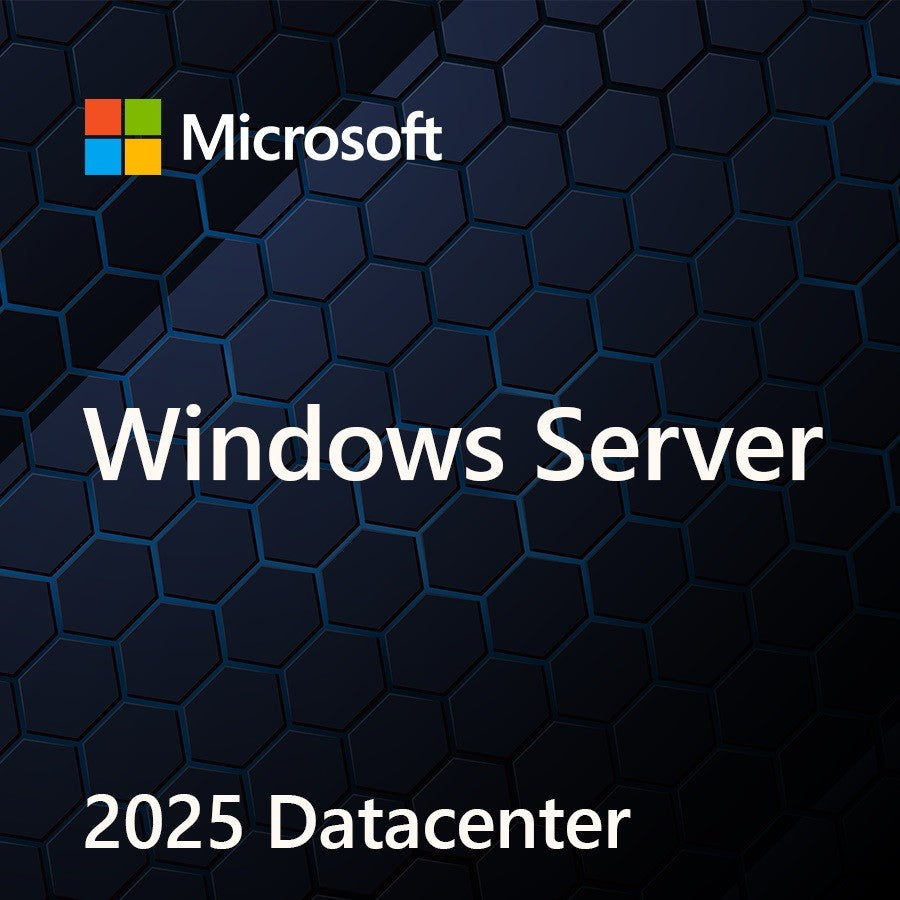 OEM Windows Server Datacenter 2025 PL x64 16 Core DVD EP2-25156
