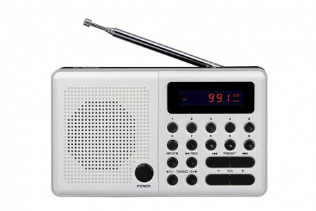 Radio Pliszka USB, FM alb