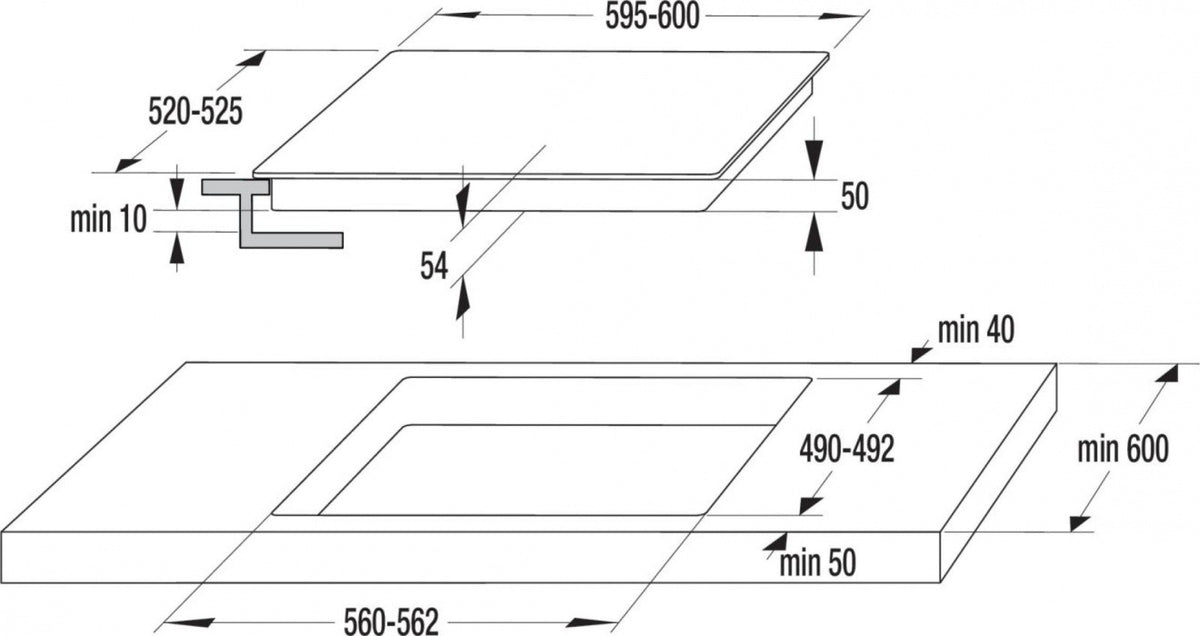 Plită cu inducție GI6432BCWF