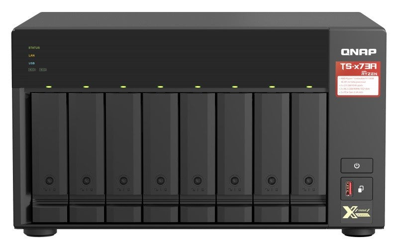 Server NAS TS-873A-8G AMD Ryzen V1500B 2.2GHz 8GB RAM