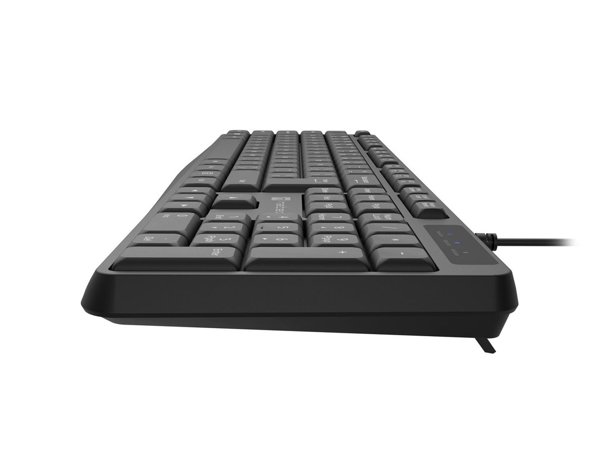 Tastatură Nautilus US Slim, neagră, 1,8 m