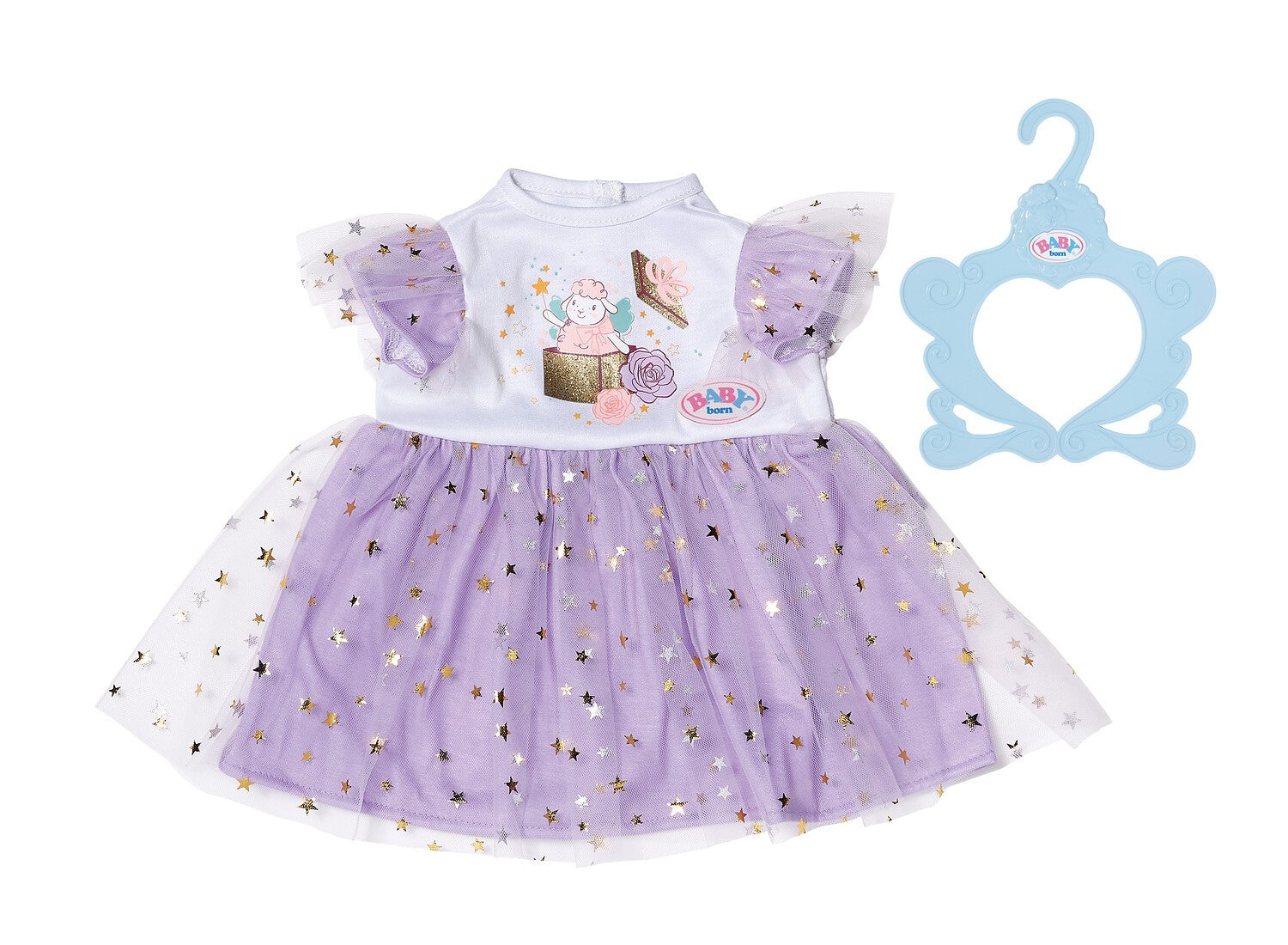 Rochie tutu mov Baby Born pentru păpușă de 43 cm