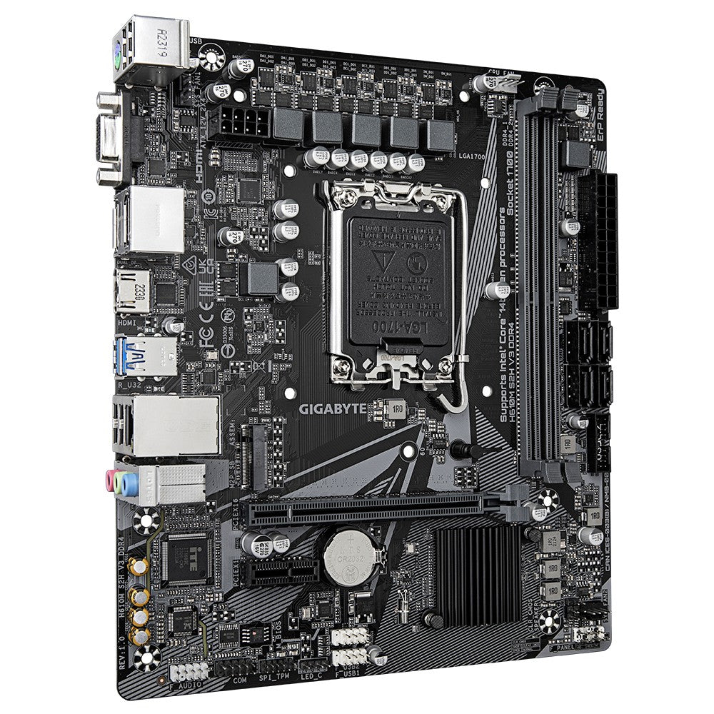 Placă de bază H610M S2H V3 DDR4 s1700 2DDR4 DP/HDMI M.2 mATX