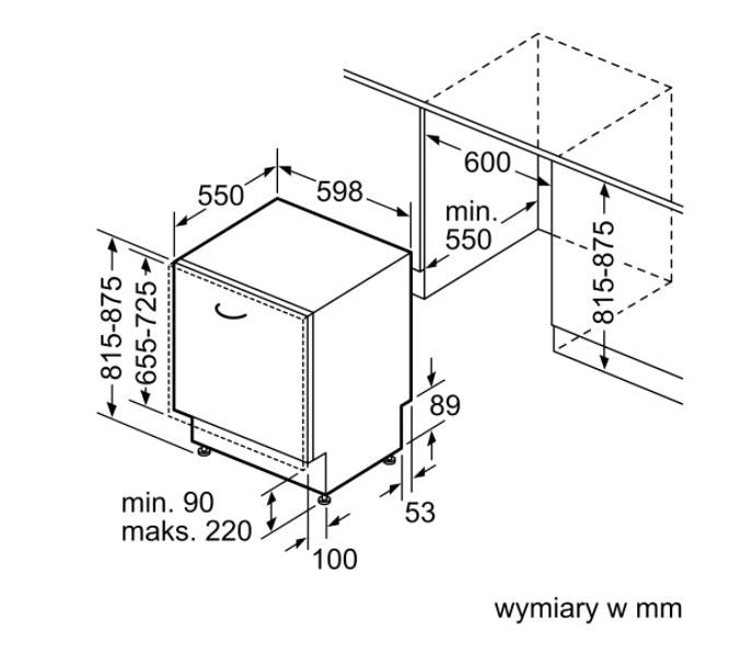Mașină de spălat vase SMV2ITX16E