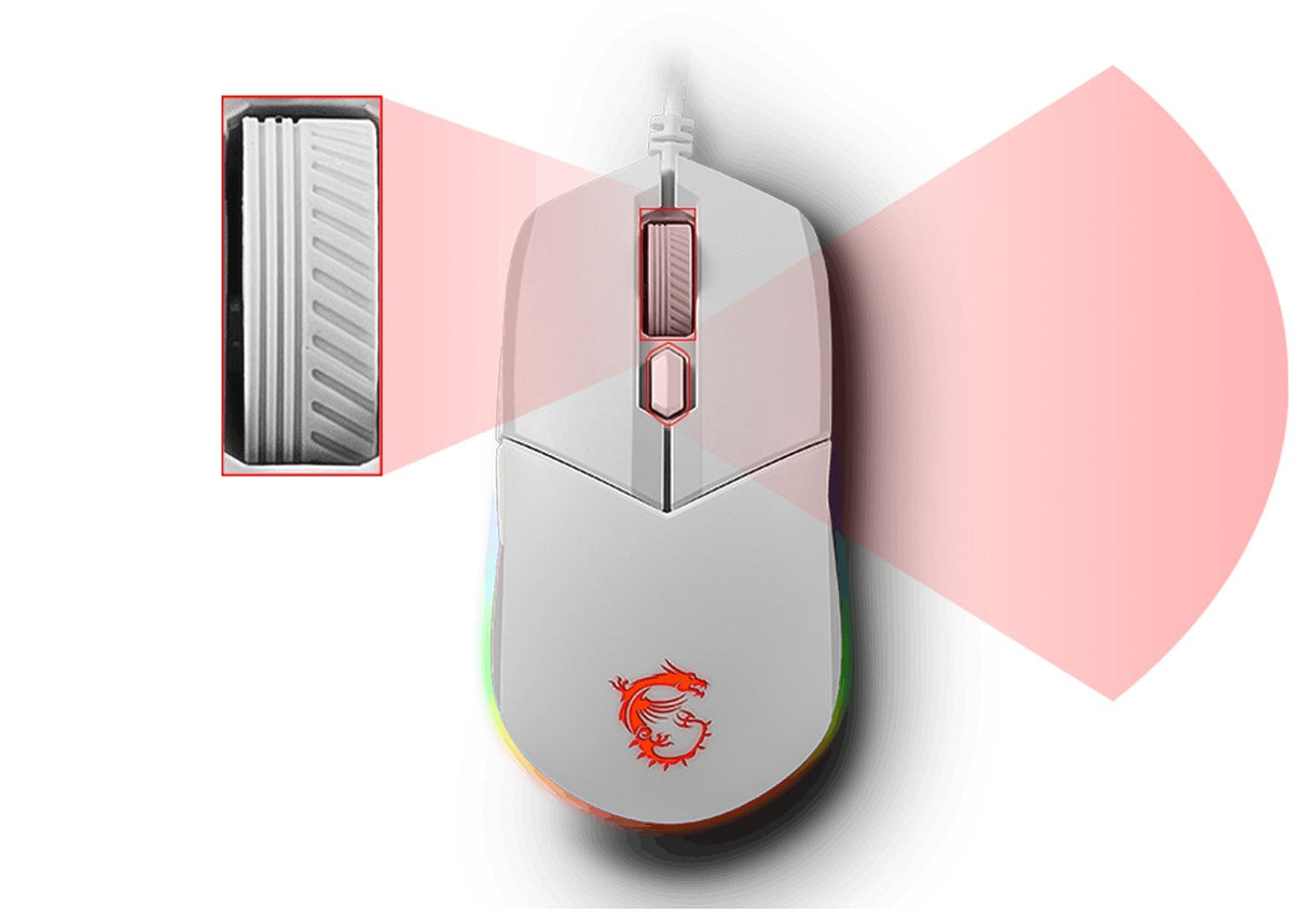 Set tastatură și mouse Vigor GK30, alb