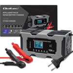 Încărcător cu microprocesor 12V 10A | Redresor cu funcție de reparare pentru baterii AGM GEL LiFePO4 | LCD