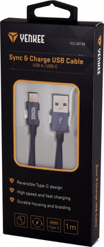 Cablu USB A 2.0 / USB C, transfer de date 480 Mb/s / 3 A