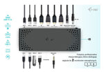 Stație de andocare USB 3.0 / USB-C / Thunderbolt 3 cu afișaj dual Gen2 + alimentare de 100 W
