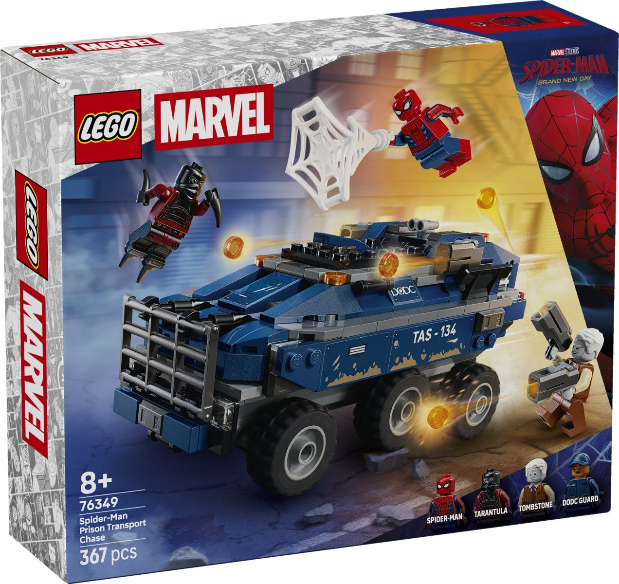 Marvel Super Heroes 76349 Spider-Man Urmărirea prizonierilor