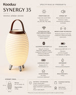 Lampă LED cu difuzor și răcitor Synergy 35 albă