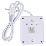 Prelungitor cu 2 prize MCE387 W 3xUSB, 110-240V AC 50/60Hz, 2.1A max 2500W, 1.5m, alb