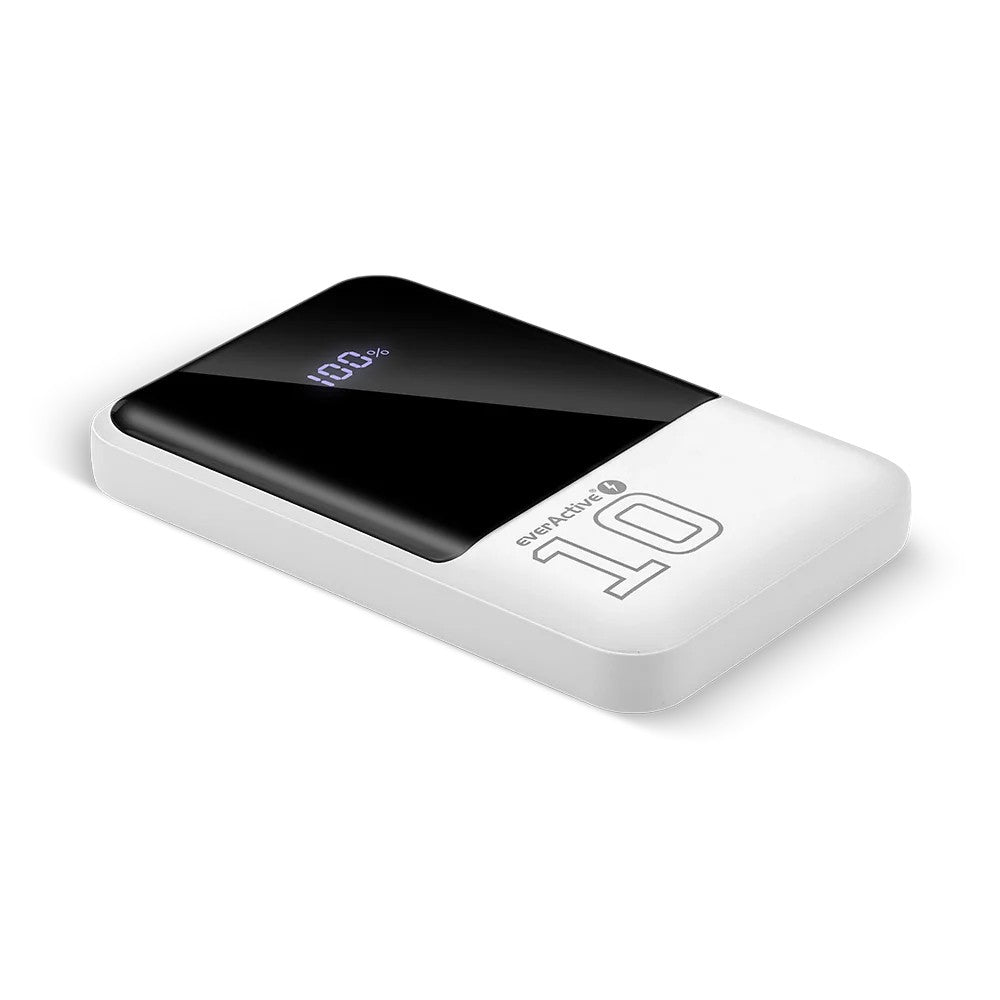 Baterie externă 10000 mAh 2X USB 1X USB-C 22.5W QC4.0 cu afișaj LED