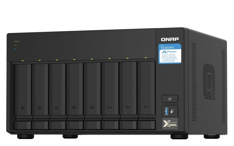 Server NAS TS-832PX-4G 4x0HDD 4GB AL324 ARM 2x10GbE SFP+