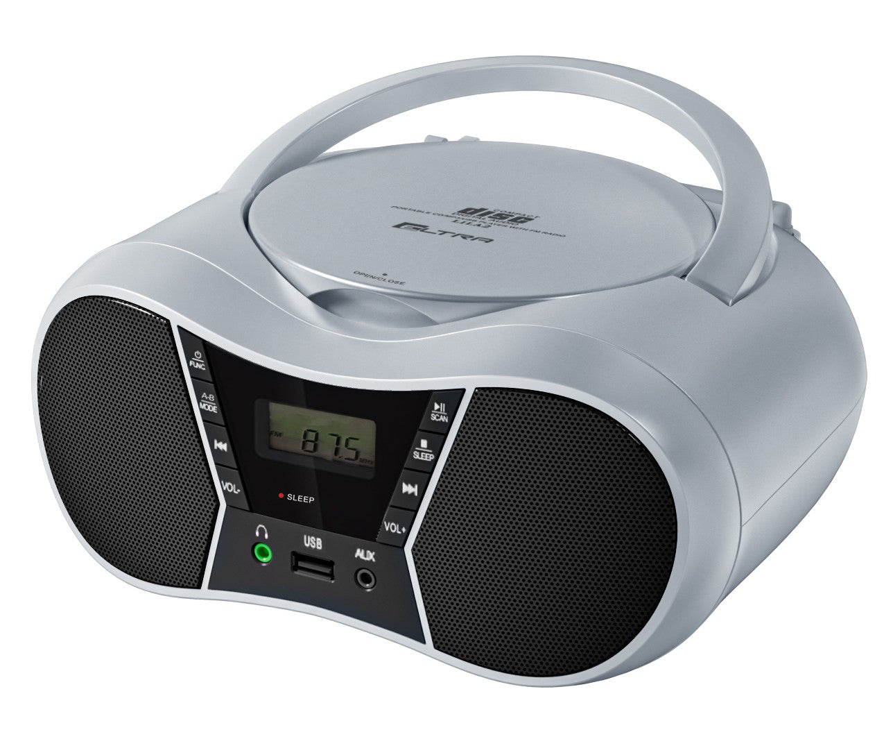 Radio CD LILA2 USB/BT argintiu