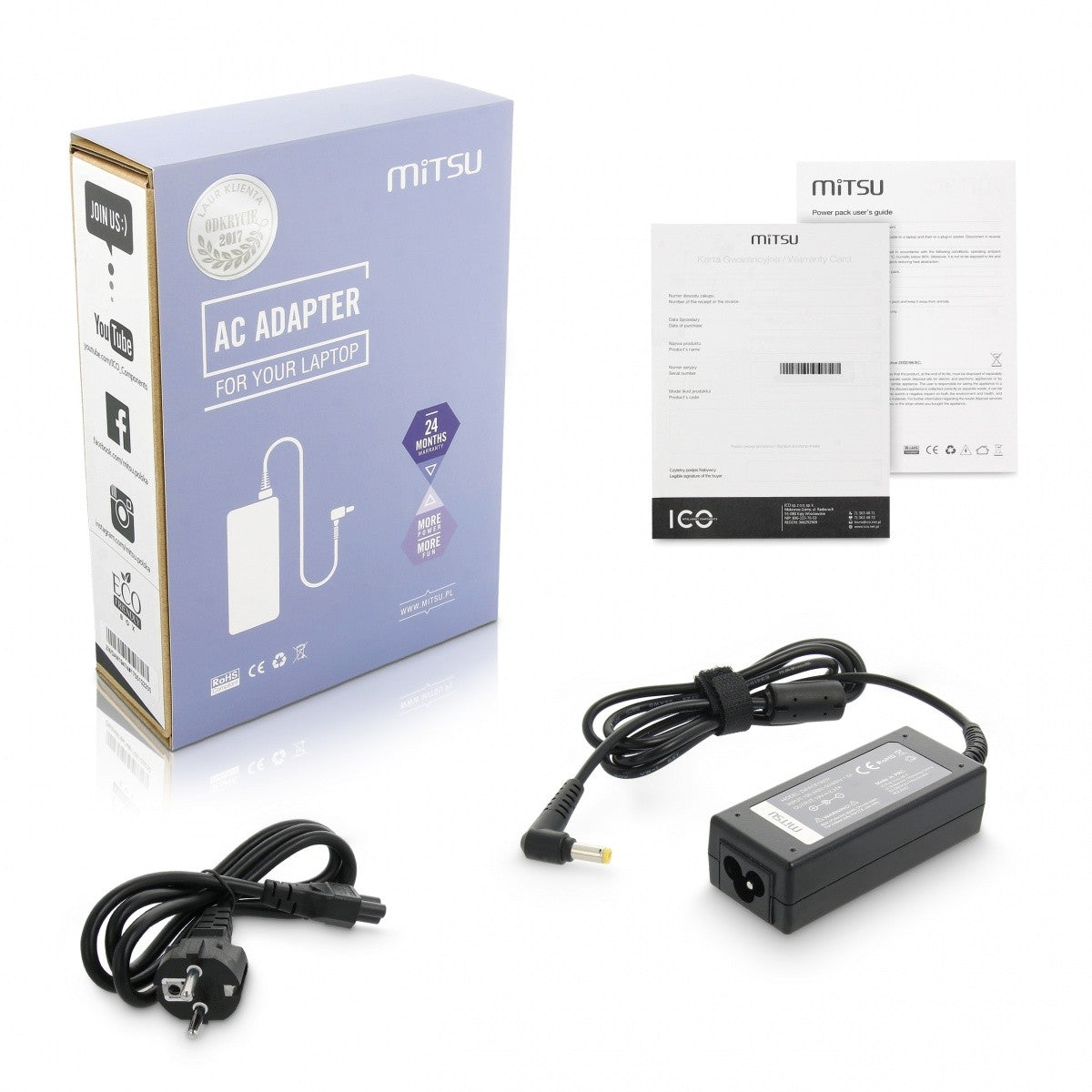 Încărcător/alimentator 19V 2.37A (5.5x1.7) - Acer 45W