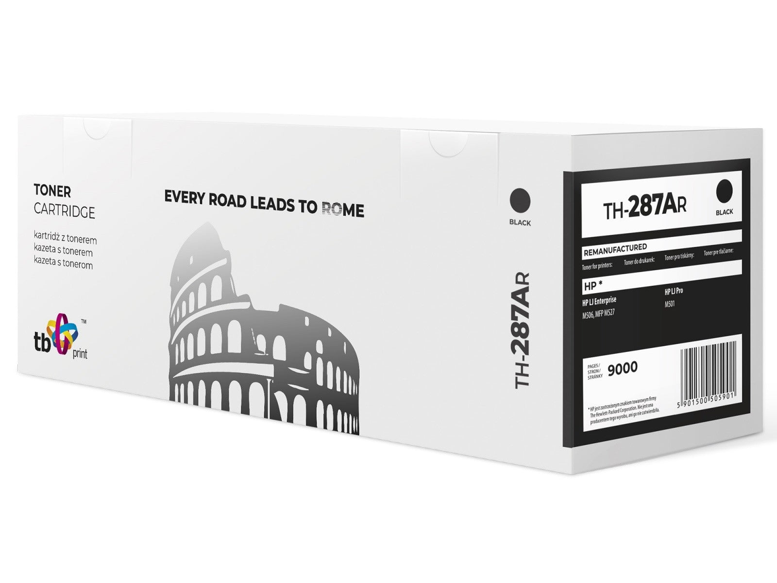 Toner pentru HP CF287A LJ 5 06 BK TH-287AR ref.