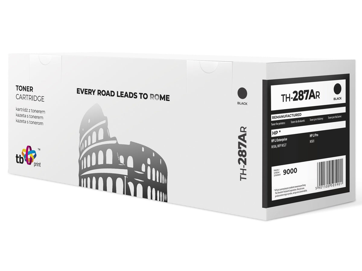 Toner pentru HP CF287A LJ 5 06 BK TH-287AR ref.